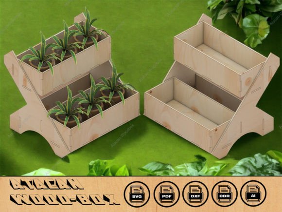 Download Laser Cut Flower Box Design - Floral Pla - Laser cut Collection